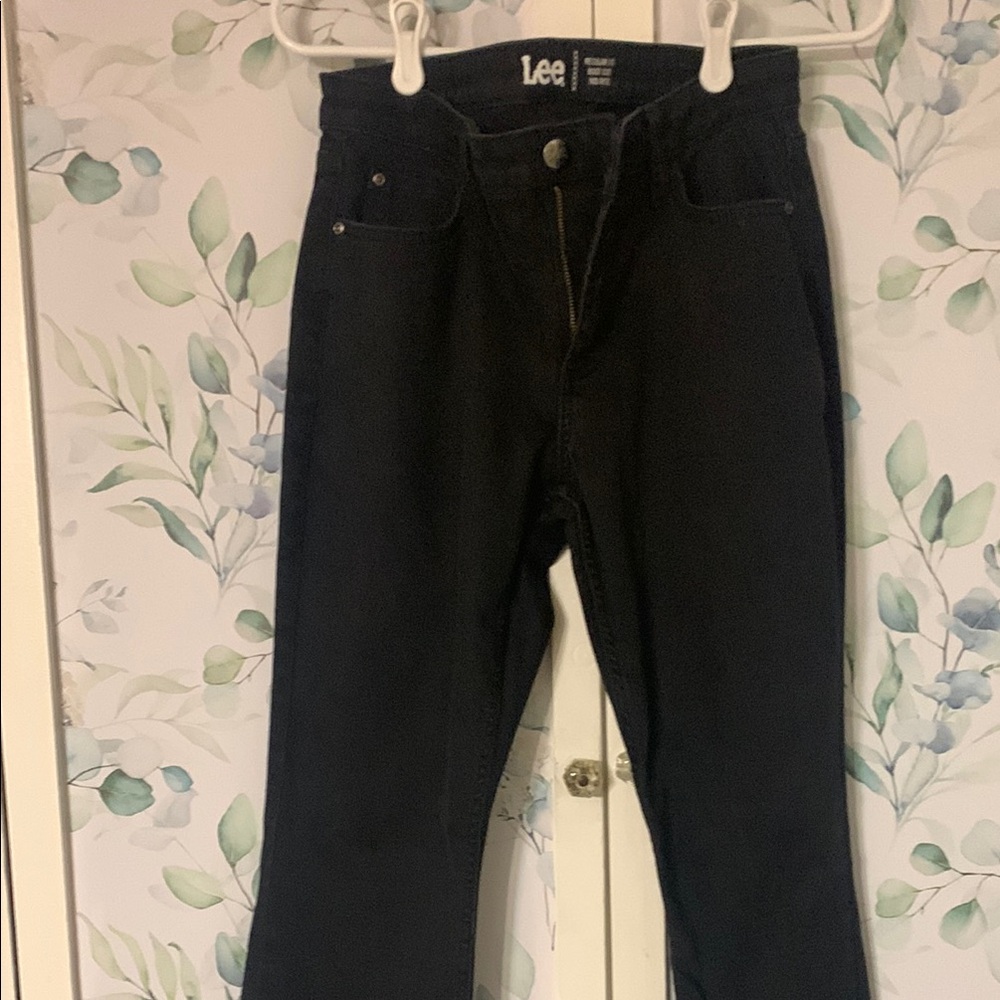 Lee Women's Dark Blue Straight Leg Jeans